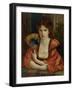 Self Portrait (W/C on Paper) (See also 183575)-Marie Spartali Stillman-Framed Giclee Print