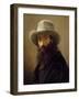 Self-Portrait Wearing Oriental Dress-Giacomo Trecourt-Framed Giclee Print