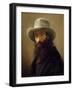 Self-Portrait Wearing Oriental Dress-Giacomo Trecourt-Framed Giclee Print