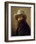 Self-Portrait Wearing Oriental Dress-Giacomo Trecourt-Framed Giclee Print