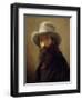 Self-Portrait Wearing Oriental Dress-Giacomo Trecourt-Framed Giclee Print