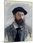 Self Portrait with a Beret, 1886-Claude Monet-Mounted Giclee Print