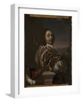 Self Portrait with a Cittern, 1674-Frans van Mieris the Elder-Framed Giclee Print