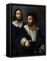 Self Portrait with a Friend-Raphael-Framed Stretched Canvas