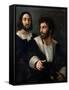 Self Portrait with a Friend-Raphael-Framed Stretched Canvas