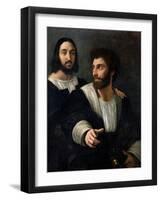 Self Portrait with a Friend-Raphael-Framed Giclee Print