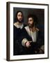 Self Portrait with a Friend-Raphael-Framed Giclee Print