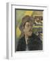 Self Portrait with a Hat-Paul Gauguin-Framed Art Print