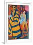 Self Portrait with a Model, 1907-Ernst Ludwig Kirchner-Framed Giclee Print