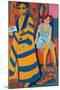 Self Portrait with a Model, 1907-Ernst Ludwig Kirchner-Mounted Giclee Print