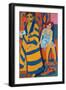 Self Portrait with a Model, 1907-Ernst Ludwig Kirchner-Framed Giclee Print