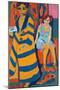 Self Portrait with a Model, 1907-Ernst Ludwig Kirchner-Mounted Giclee Print