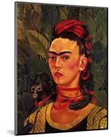 Self Portrait with a Monkey, c.1940-Frida Kahlo-Mounted Art Print