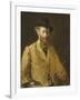 Self Portrait with a Palette-Edouard Manet-Framed Giclee Print