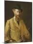 Self Portrait with a Palette-Edouard Manet-Mounted Giclee Print