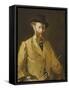 Self Portrait with a Palette-Edouard Manet-Framed Stretched Canvas