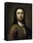 Self-Portrait With a Red Coat-Anton Raphael Mengs-Framed Stretched Canvas