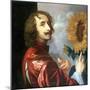 Self Portrait with a Sunflower, after 1632-Sir Anthony Van Dyck-Mounted Giclee Print