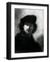 Self Portrait with a Velvet Beret-Rembrandt van Rijn-Framed Giclee Print