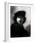 Self Portrait with a Velvet Beret-Rembrandt van Rijn-Framed Giclee Print