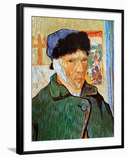 Self-Portrait with Bandaged Ear, c.1889-Vincent van Gogh-Framed Art Print