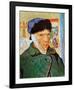 Self-Portrait with Bandaged Ear, c.1889-Vincent van Gogh-Framed Art Print