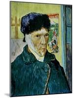 Self-Portrait with Bandaged Ear, c.1889-Vincent van Gogh-Mounted Giclee Print