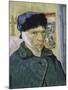 Self Portrait with Bandaged Ear-Vincent van Gogh-Mounted Giclee Print