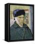 Self Portrait with Bandaged Ear-Vincent van Gogh-Framed Stretched Canvas