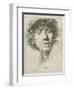 Self-portrait with beret and wide-eyed, 1630-Rembrandt Harmensz. van Rijn-Framed Giclee Print