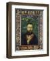 Self Portrait with Book, 1880-Hans Thoma-Framed Giclee Print