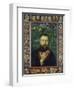 Self Portrait with Book, 1880-Hans Thoma-Framed Giclee Print