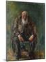 Self-Portrait with Boots, C.1920-Christian Krohg-Mounted Giclee Print