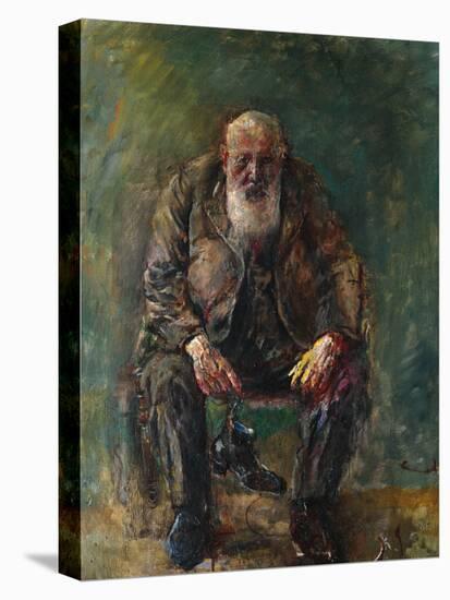 Self-Portrait with Boots, C.1920-Christian Krohg-Stretched Canvas