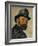 Self-Portrait with Bowler Hat (Sketch), 1885-1886-Paul Cézanne-Framed Giclee Print