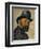 Self-Portrait with Bowler Hat (Sketch), 1885-1886-Paul Cézanne-Framed Premium Giclee Print