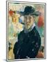 Self Portrait with Cigar, 1913 (Oil on Canvas)-Rik Wouters-Mounted Giclee Print