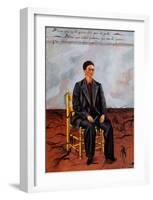 Self-Portrait with Cropped Hair, 1940-Frida Kahlo-Framed Art Print