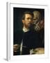 Self-Portrait with Death Playing the Fiddle, 1872-Arnold B?cklin-Framed Giclee Print