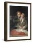 Self-Portrait with Dr. Arrieta, 1820-Francisco de Goya-Framed Giclee Print