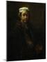 Self-Portrait with Easel, 1660-Rembrandt van Rijn-Mounted Giclee Print