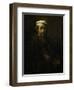 Self-Portrait with Easel, 1660-Rembrandt van Rijn-Framed Giclee Print