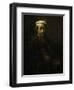 Self-Portrait with Easel, 1660-Rembrandt van Rijn-Framed Giclee Print