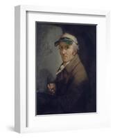 Self-Portrait with Eye-Shade, 1813-Anton Graff-Framed Giclee Print