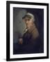 Self-Portrait with Eye-Shade, 1813-Anton Graff-Framed Giclee Print