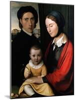 Self Portrait with Family-Johann Friedrich Overbeck-Mounted Giclee Print