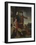 Self Portrait with Father and Brother, C.1760-62-John Hamilton Mortimer-Framed Premium Giclee Print