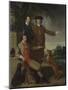 Self Portrait with Father and Brother, C.1760-62-John Hamilton Mortimer-Mounted Premium Giclee Print