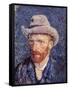 Self Portrait with Felt Hat, 1887-88-Vincent van Gogh-Framed Stretched Canvas