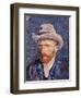 Self Portrait with Felt Hat, 1887-88-Vincent van Gogh-Framed Giclee Print